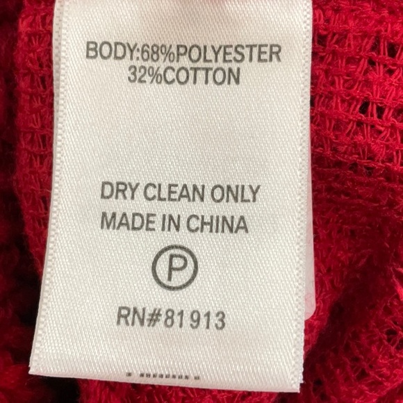 PLENTY BY TRACY REESE RED FRINGE SKIRT SET - Picture 9 of 10